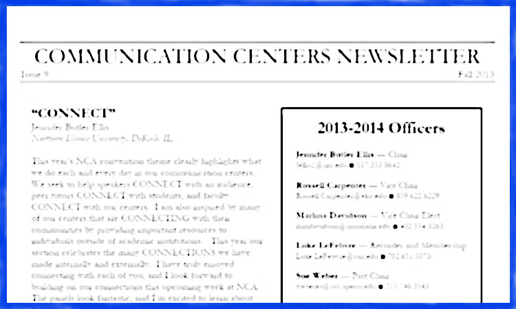 Links to the NACC newsletter